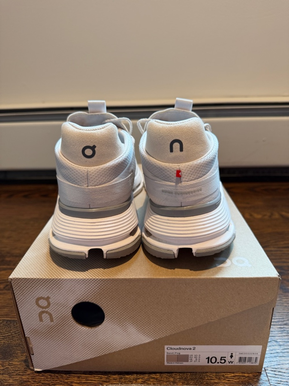 On Running Womens Sneakers — White/Cream - Picture 2 of 6